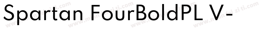 Spartan FourBoldPL V字体转换